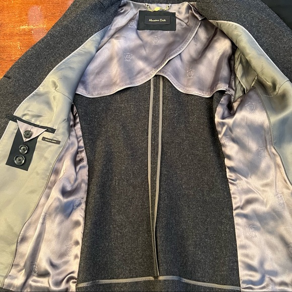 MASSIMO DUTTI Grey wool blazer - Picture 7 of 16
